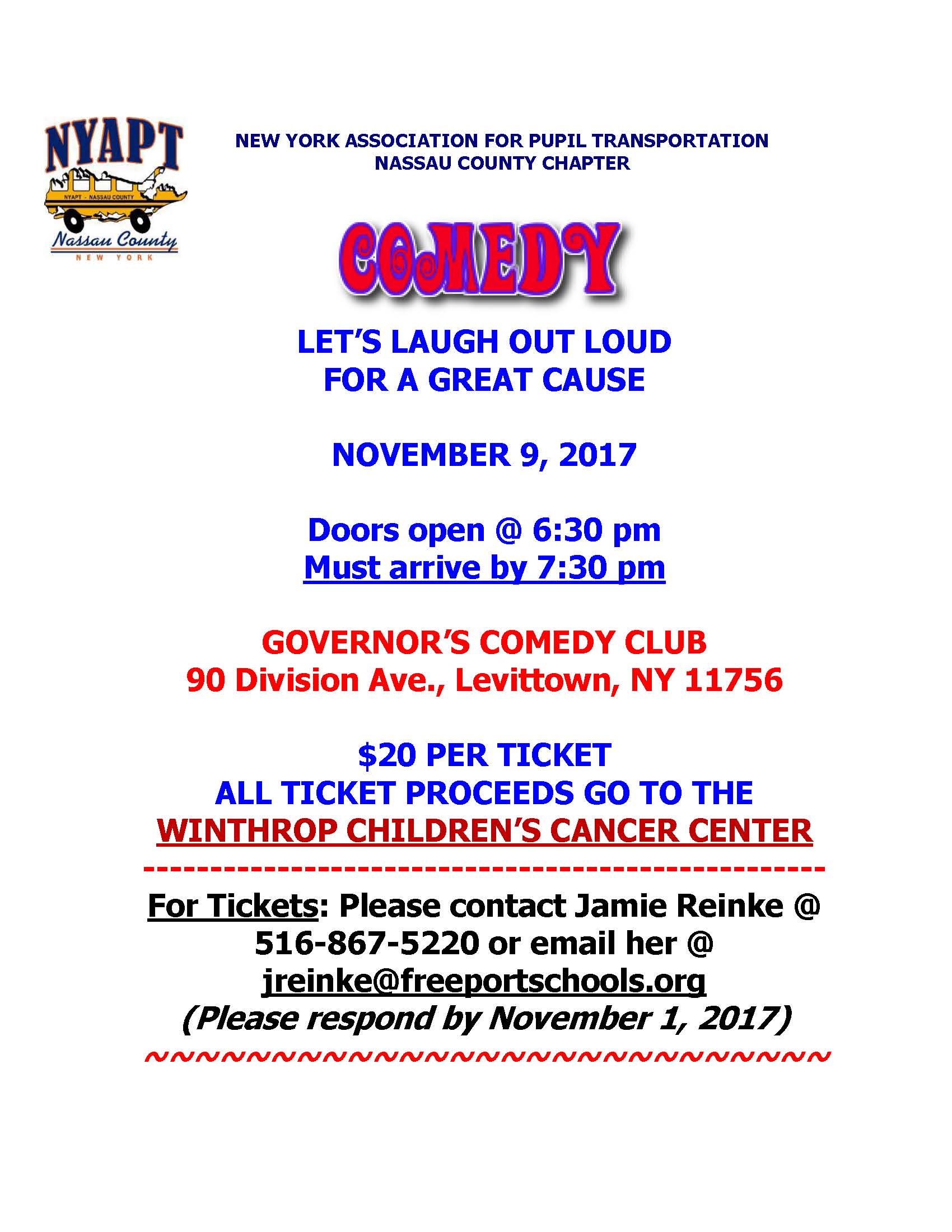 Comedy Club Event 2017 NYAPT Chapter